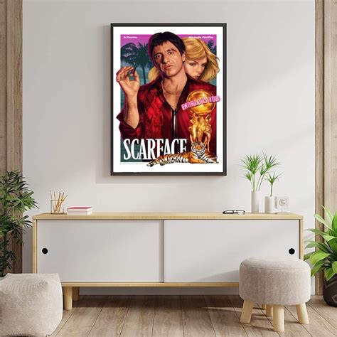 Al Pacino Scarface Movie Poster Canvas Wall Art Home Decor no - Etsy