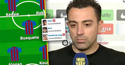 How Xavi is expected to line up in Copa del Rey Clasico without 4 key ...