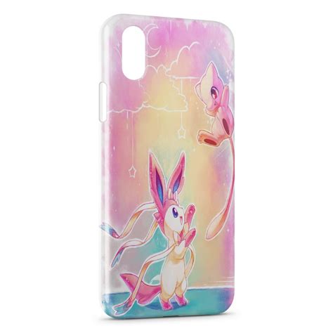 Coque Iphone X Xs Pikachu Mewtwo Pokemon Art Pixypia