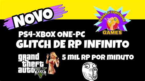 Mil Rp Por Minuto Glitch De Rp Infinito Gta V Online Voc Vai