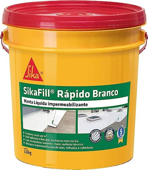 Sika Impermeabilizante SikaFill Rápido Cinza Concreto Várias