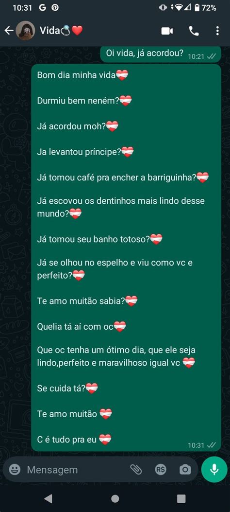 Textinho De Bom Dia Pro Namorado Bom Dia Para Namorado Frases