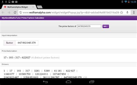 Prime Factors Calculator Apk For Android Download