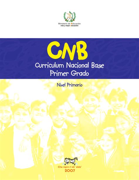 Curriculum Nacional Base Primer Grado