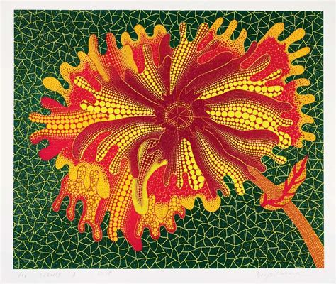 Yayoi Kusama Flower A 2005 Andipa Editions