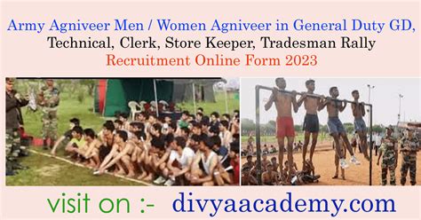 Army Agniveer Men Women Agniveer In General Duty Gd Technical Clerk