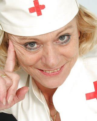 Curvaceous Granny In Nurse Uniform Masturbating Her Gloryhole Porn Pictures XXX Photos Sex