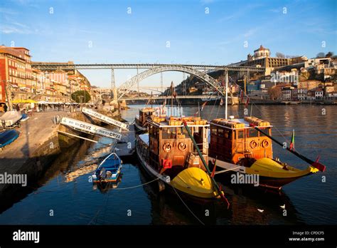 Harbour Porto Portugal Stock Photo Alamy