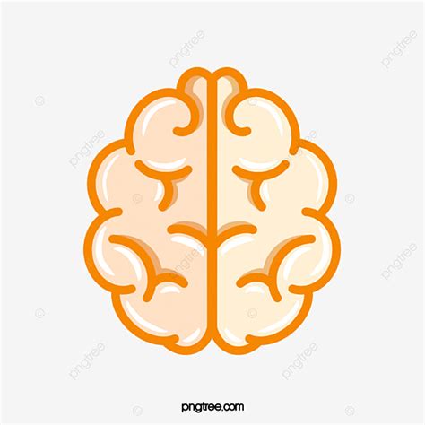 Cervello Umano Che Pensa Intelligenza Disegnata A Mano, Clipart Del ...