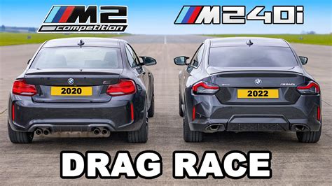 BMW M240i V BMW M2 DRAG RACE