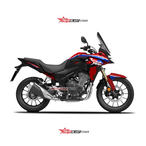 Modifikasi Striping New Honda Cb X Ala Africa Twin Motoblast