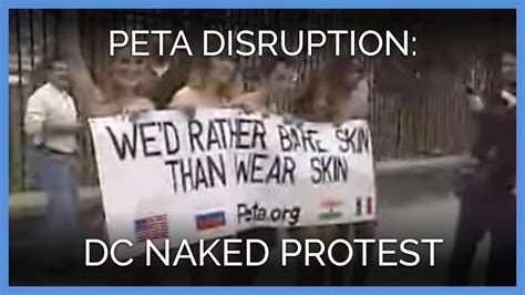 Dc Naked Protest Youtube