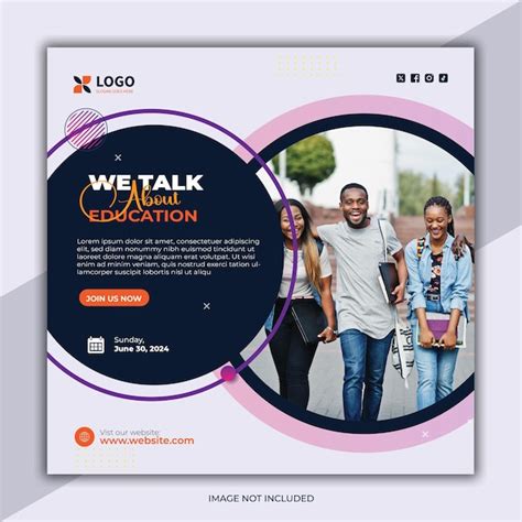 Premium Vector Education Poster Design