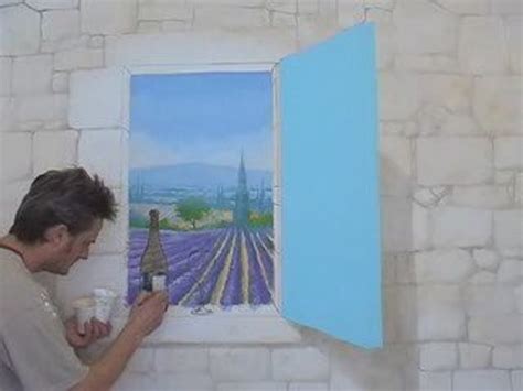 Murals Trompe L Oeil Provencal Window Video Dailymotion