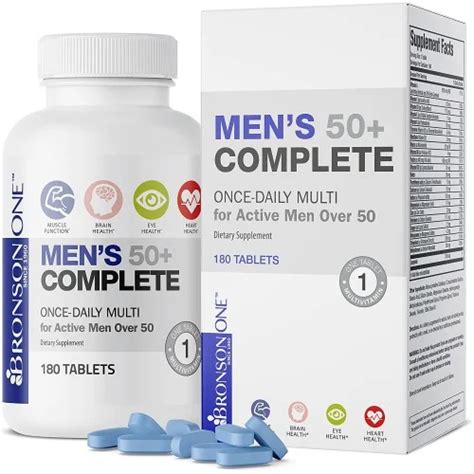 Mens Multimineral Multivitam Nico Completo Bronson One Daily