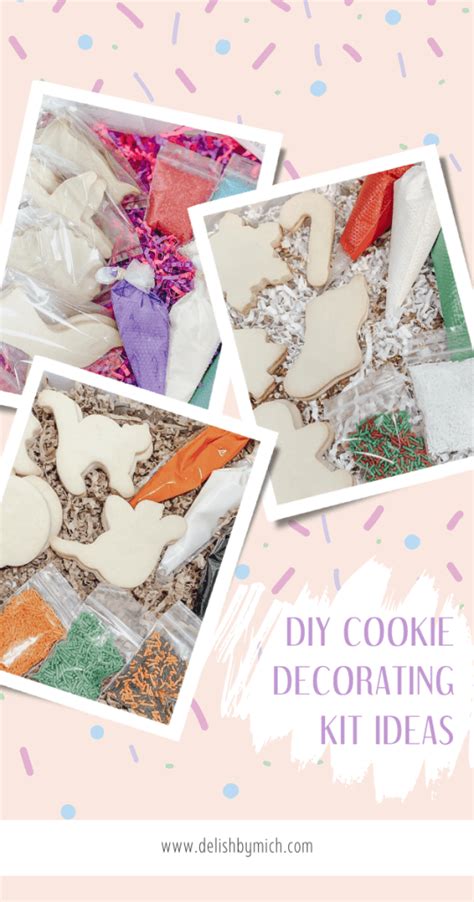 Diy Cookie Kits For Holidays Delishbymich