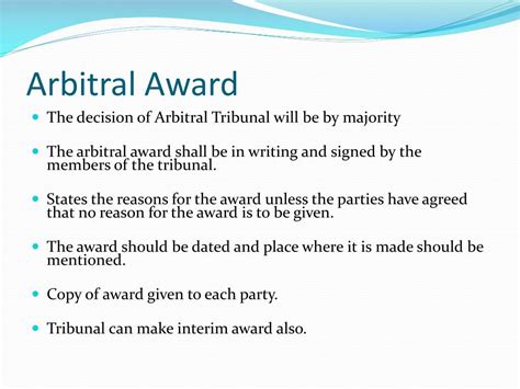 Ppt Arbitration Conciliation Act Powerpoint Presentation Id