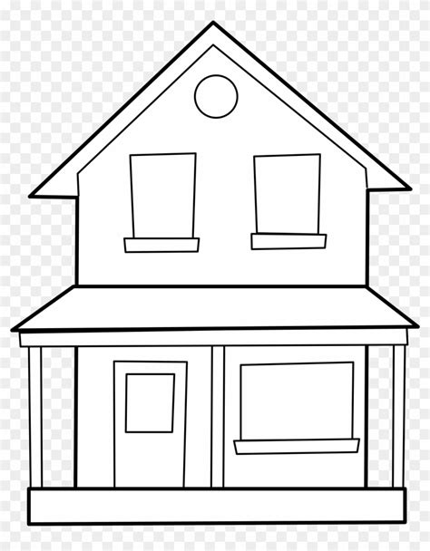 Big Image - House Line Drawing Clip Art Free - Png Download (#849158 ...