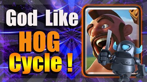 Hog Rider And Mini Pekka Cycle Deck Is Back High Skill Cycle Deck Clash Royale Youtube