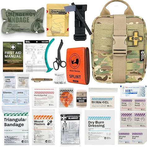 Amazon Rhino Rescue Ifak Trauma First Aid Kit Fsa Hsa Eligible