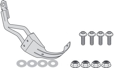 GIVI Kit de fixation pour garde boue RM02 Carter de chaîne et garde