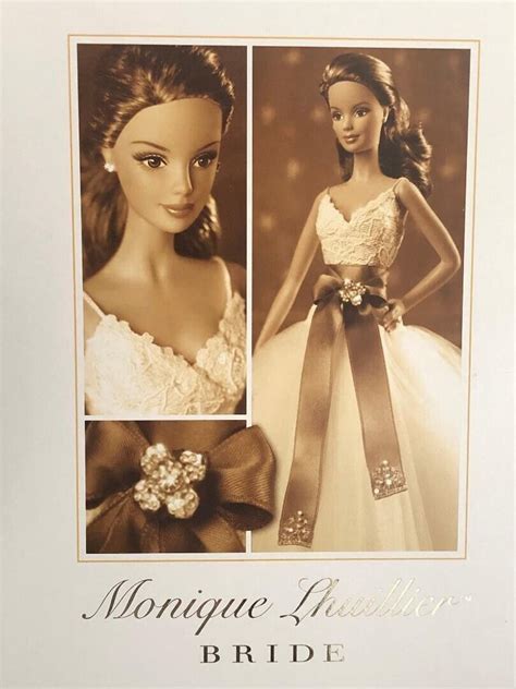 Barbie Doll Monique Lhuillier Bride Gold Label 2006 Mattel J0960 Nrfb Gorgeous Ebay