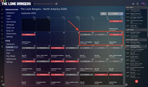 How To Use The Tour Calendar Eventric Support