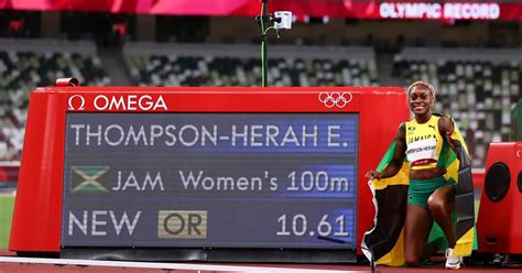 Histórico Elaine Thompson Ganó El Oro En Los 100 Metros De Los Juegos De Tokio Y Rompió El