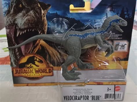 Jurassic World Dominion Velociraptor Blue Ferocious Pack Dinosaur 2022 New Eur 825 Picclick Fr