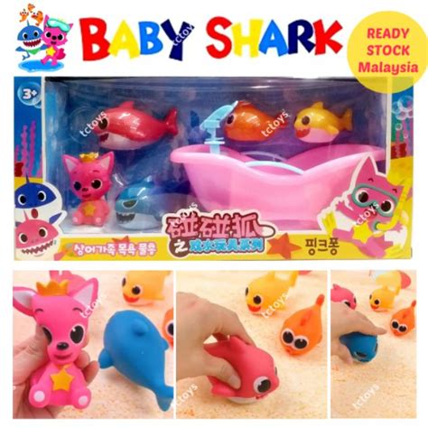 Baby Shark Toy Pinkfong Baby Shark Bath Toy Baby Shark Figure Squeeze