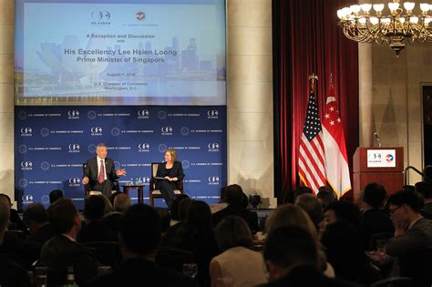 PMO PM Lee Hsien Loong S Dialogue At The US Chamber Of Commerce US