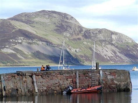 Lamlash Pier And Holy Island Arran Scotland Isle Of Arran Scotland