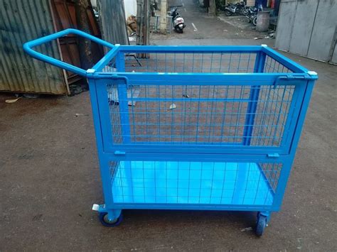 Feet Kg Mild Steel Material Handling Trolley At Rs Piece In