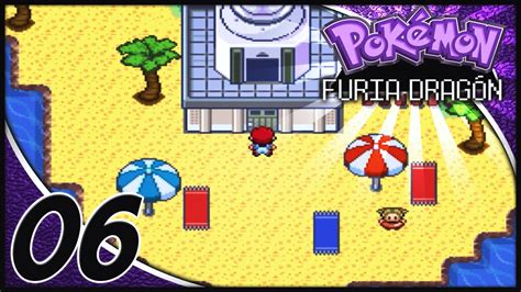 Hacks Roms Pokémon Furia dragón 6 Ciudad Carmín y combate contra