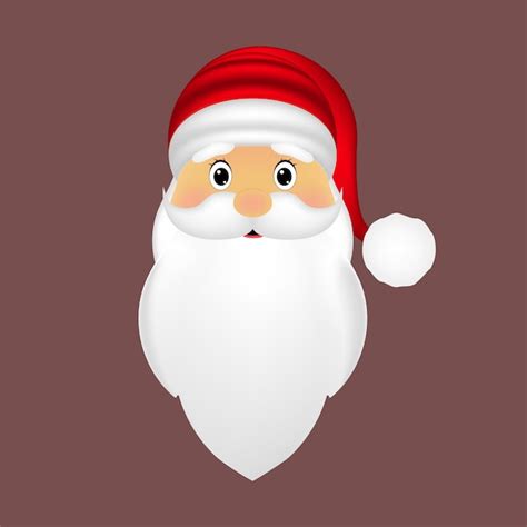 Icono De Pap Noel Para El Dise O Plano Vector Premium