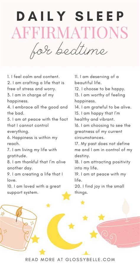 75 Positive Affirmations Before Bed To End The Day Positive