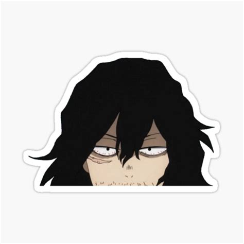 Eraser Head Peeker My Hero Academia Sticker For Sale By Buklaudesu