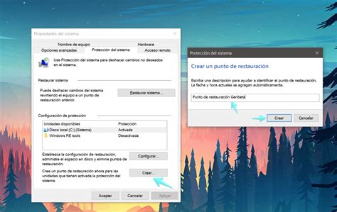 C Mo Crear Un Punto De Restauraci N En Windows