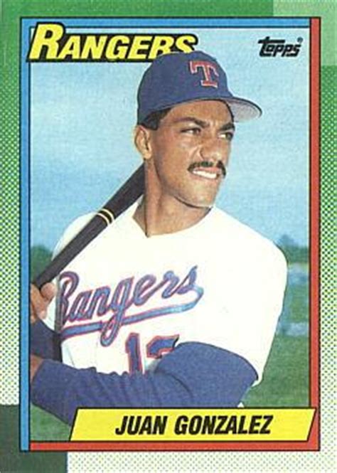 Juan Gonzalez Rookie Card