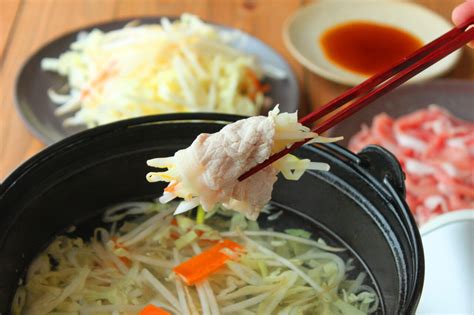 塩と酒だけがおすすめ！「豚しゃぶ鍋レシピ」1番簡単で1番おいしい Kameyo 料理家 かめ代。