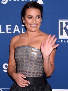 Lea Michele Shows Off Engagement Ring at 2018 GLAAD Media Awards