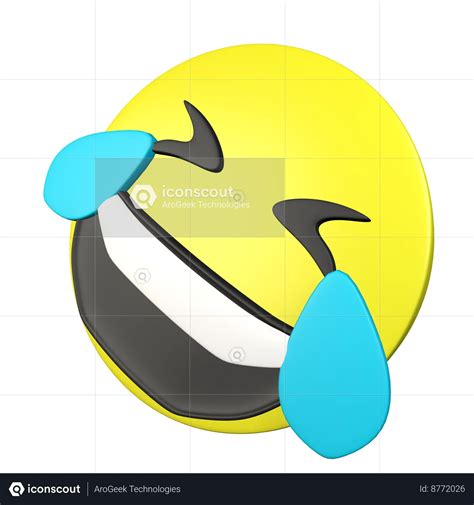 Rolling On The Floor Laughing Face Emoji 3d Icon Download In Png Obj Or Blend Format