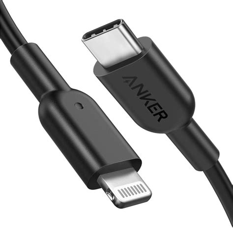 Anker Powerline Iii Usb C To Lightning Cable M Ft Black