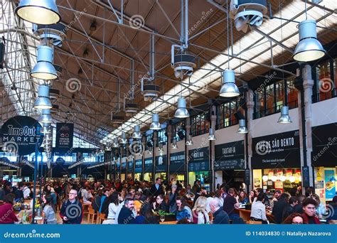 Food Market Mercado Da Ribeira in Lisbon, Portugal Editorial Image ...