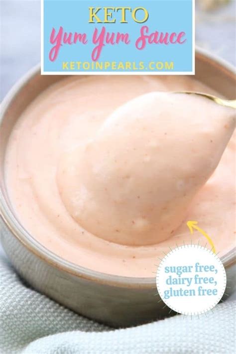 Sugar Free Keto Yum Yum Sauce Nutrition Line