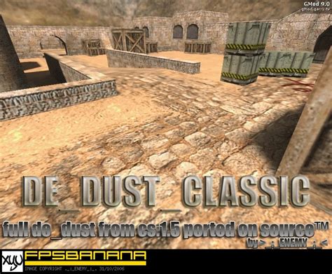 De Dust Classic Counter Strike Source Mods