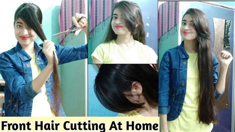 Front Hair Cutting At Home 2 Easy Ways To Cut Front Hair Shanu Priya Youtube