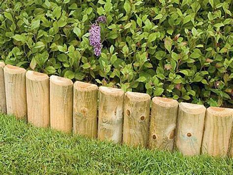 Edging For Gardens - Log Roll Garden Borders - 3 Different Sizes