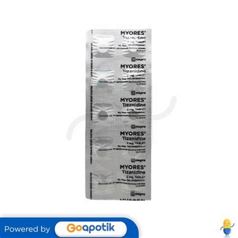 MYORES 2 MG STRIP 10 TABLET Kegunaan Efek Samping Dosis Dan Aturan