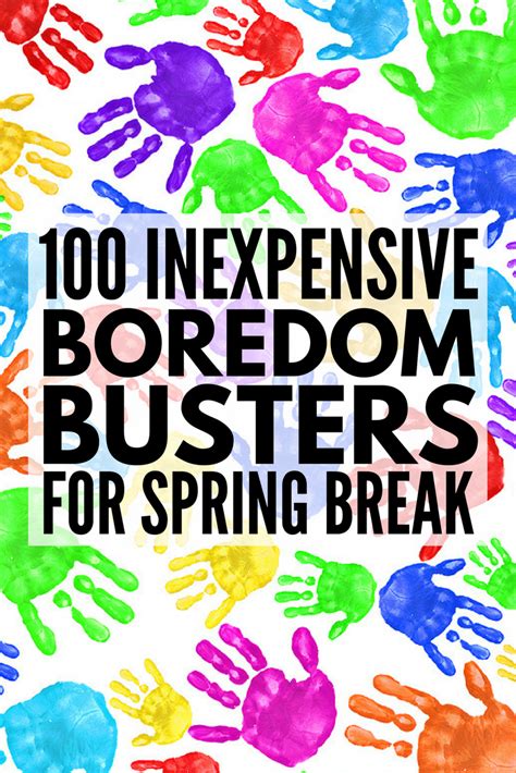 Spring Break Kids Activities 100 Staycation Ideas To Keep Kids Busy